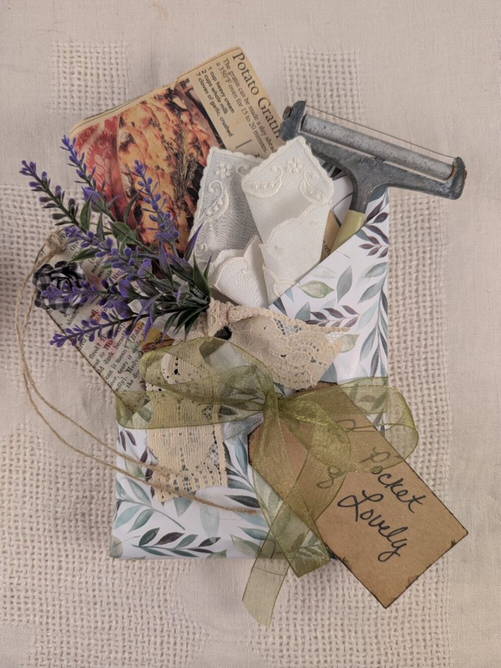 A Pocket of Lovely - Curated Vintage Book & Surprise Treasure Bundle